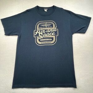 Smithsonian National Air and Space Museum Institution T-shirt Navy Large NASA